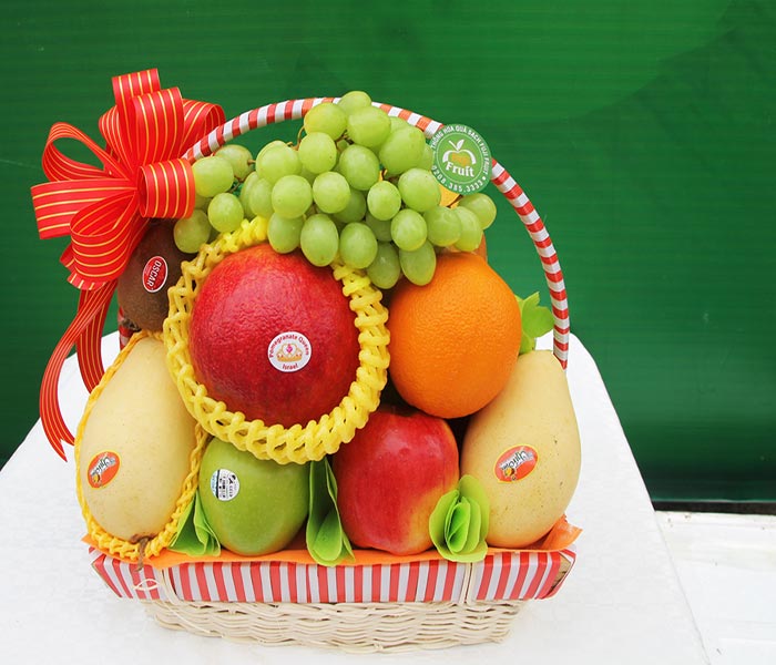 Cách tạo giỏ trái cây độc đáo trong ngày lễ Tết