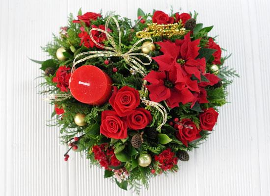 Những bông hoa tặng gửi lời chúc mừng đầy ấm áp Giáng sinh
